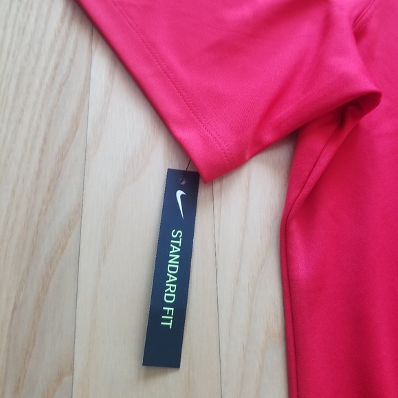 Nike Dri-FIT Men's Golf Polo Size XL Red NWT - Picture 4 of 7